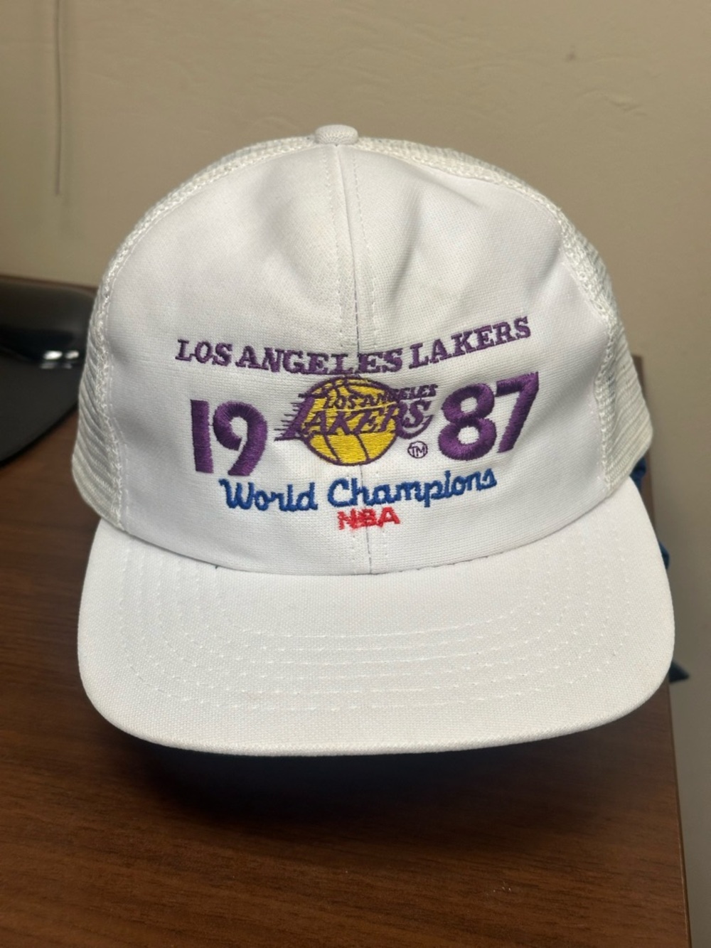 Los Angeles Lakers 1987 NBA Champions Hat